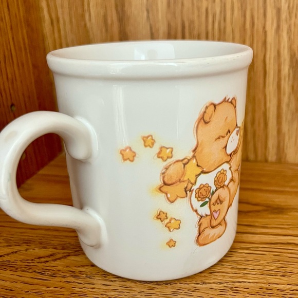 1980s Collectible Care Bears Coffee Mug Friend Bear and Wish Bear - Picture 4 of 11